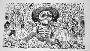 Las calaveras literarias, nacimiento y arraigo.