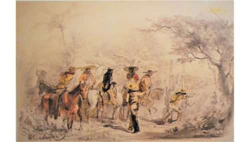 La guerrilla conservadora en el Occidente.