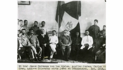 Oaxaca en 1915.