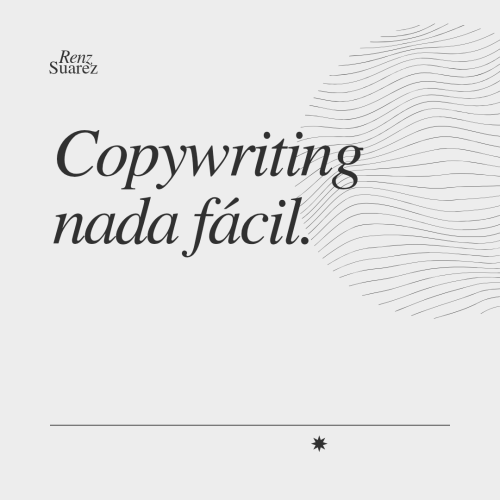 El tema de copywriting no es tan simple….